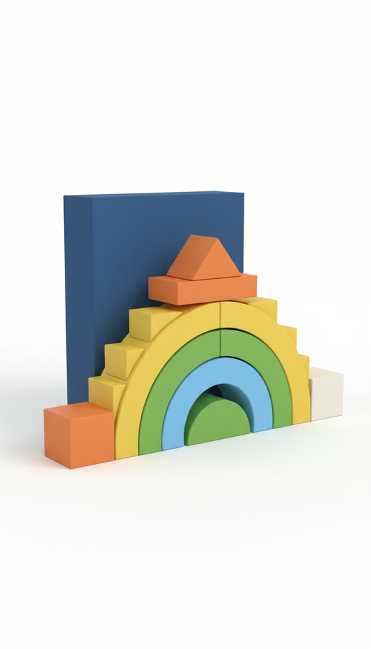 Modular Rainbow Building Blocks