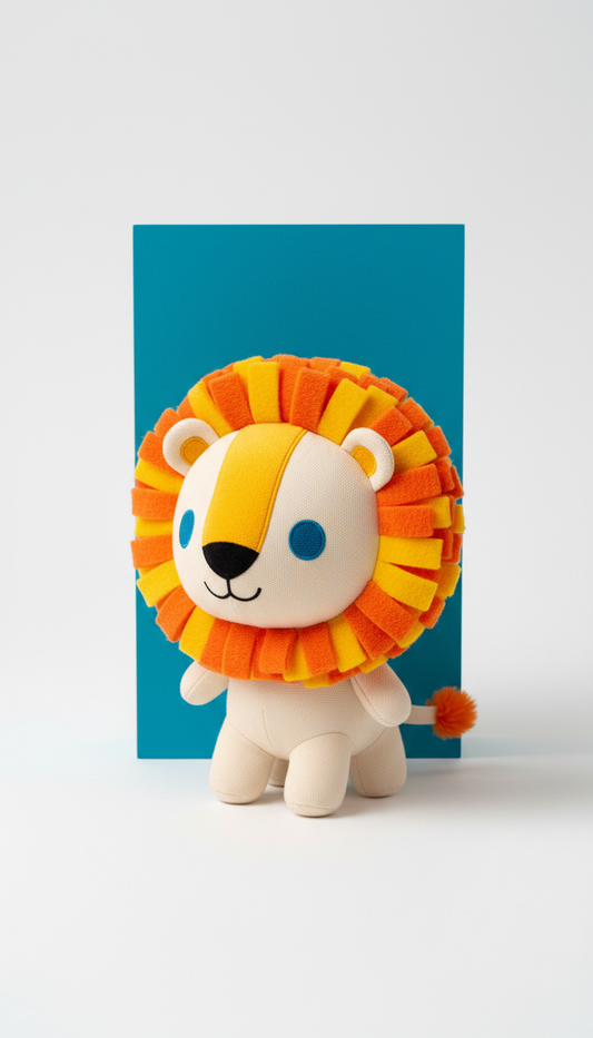 Art Plush Character—Sunny the Lion